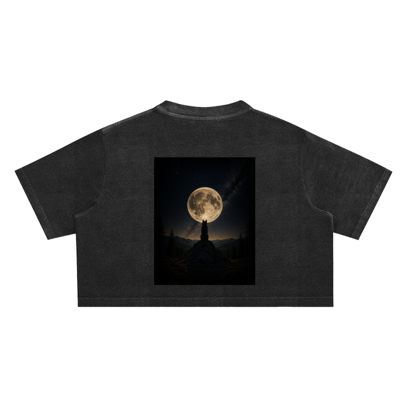 The Moonrise Female Crop Tee